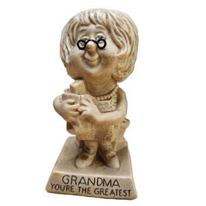 W&R Berries “Grandma You’re The Greatest” Figurine #9065 – 1973 USA Made